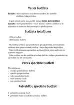 Konspekts 'Valsts budžets', 1.