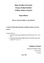 Konspekts 'Pilsoniskā sabiedrība, politiskās partijas un interešu grupas', 1.