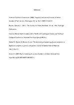 Eseja 'Anxiety Disorders Include Disorders That Share Features of Excessive Fear and An', 4.