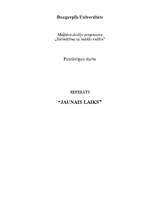 Referāts 'Partija "Jaunais laiks"', 1.