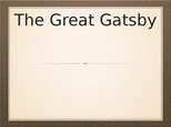 Prezentācija 'The Great Gatsby', 1.
