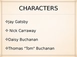 Prezentācija 'The Great Gatsby', 5.
