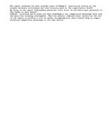 Eseja 'Analyze the Main Problems Marks & Spencer ', 6.