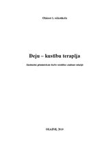 Referāts 'Deju - kustību terapija', 1.