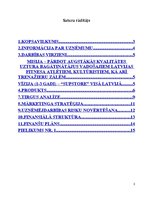 Biznesa plāns 'Biznesa plāns', 2.