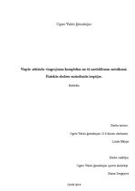 Referāts 'Vispārattīstošo vingrojumu komplekss un tā sastādīšanas noteikumi', 1.