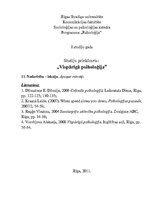 Konspekts 'Apziņas stāvokļi', 1.