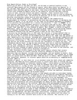 Eseja 'Free Speech Online: Right or Privilege?', 1.