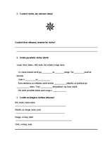 Konspekts 'Vārdu krājums - sākumskolas darba lapa', 1.