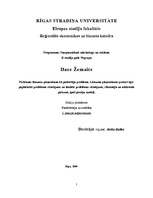 Konspekts 'Pirkšanas lēmumu pieņemšana kā patērētāja problēma', 1.