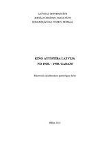 Referāts 'Kino attīstība Latvijā no 1920.-1940.gadam', 1.