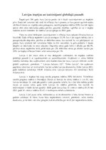 Eseja 'Latvijas iespējas un izaicinājumi globālajā pasaulē', 1.