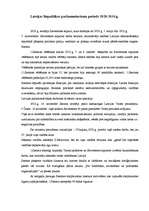 Konspekts 'Latvijas Republikas parlamentārisma periods no 1920.-1934.gadam', 1.