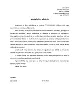 Paraugs 'Motivācijas vēstule', 1.