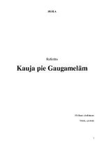 Referāts 'Kauja pie Gaugamelām', 1.
