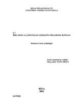 Referāts 'Baiļu skaita un pašvērtējuma mijsakarība sākumskolas skolēniem', 1.