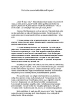 Eseja 'Oskars Kalpaks', 1.