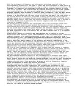 Eseja 'Technology and the Environment', 1.