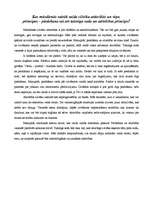 Eseja 'Kas mūsdienās vairāk valda cilvēku attiecībās un viņu principos - piedošana vai ', 1.