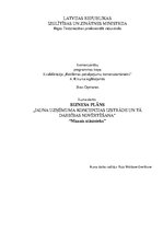 Biznesa plāns 'Biznesa plāns SIA "Mazais stāstnieks"', 1.