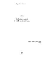 Paraugs 'Grafiskie redaktori, to veidi un pielietošana', 1.