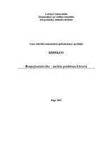 Referāts 'Bezpajumtniecība – sociāla problēma Lietuvā', 1.