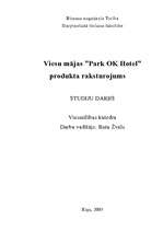 Referāts 'Viesu mājas "Park OK Hotel" produkta raksturojums', 2.