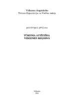 Referāts 'Tūrisma attīstība Vidzemes reģionā', 1.