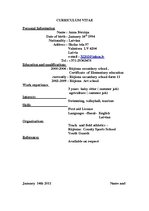 Paraugs 'Curriculum Vitae', 1.