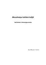 Eseja 'Musulmaņu kultūra Indijā', 1.