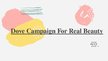 Prezentācija 'Dove Campaign for Real Beauty', 1.