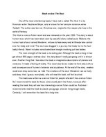 Eseja 'Book Review "The Host"', 1.