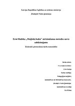 Referāts 'Ernē Rubika "Maģiskā kuba" atrisināšanas metodes un to salīdzinājums', 1.