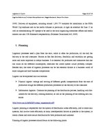 Referāts 'Logistics in Sport', 19.