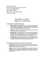 Konspekts 'Book-Keeping', 1.