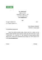 Paraugs 'Lietvedības dokumentu paraugi', 2.