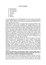 Referāts 'COVID-19 pandēmija, analīze', 1.