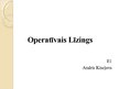 Prezentācija 'Operatīvais līzings', 1.