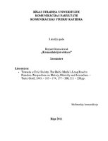 Konspekts 'Komunikācijas vēsture. Trešais seminārs', 1.