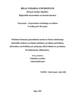 Konspekts 'Pirkšanas lēmumu pieņemšanas posmi un firmu mārketinga aktivitāšu ietekme', 1.