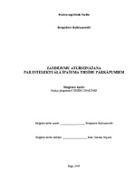 Diplomdarbs 'Zaudējumu atlīdzināšana par intelektuālā īpašuma tiesību pārkāpumiem', 1.