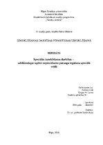 Referāts 'Speciālās izmeklēšanas darbības - salīdzinošajai izpētei nepieciešamo paraugu ie', 1.