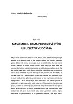 Eseja 'Masu mediju loma personu vērtību un uzskatu veidošanā', 2.