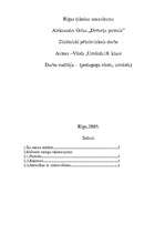 Konspekts 'A.Grīns "Dvēseļu putenis"', 1.