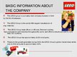 Prezentācija 'Marketing Analysis of the Lego Group', 2.