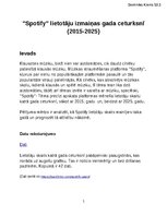 Konspekts '''Spotify'' lietotāju izmaiņas gada ceturksnī (2015-2025)', 1.