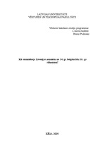Referāts 'Kā saimniekoja Livonijas zemnieks no 14.gadsimta beigām līdz 16.gadsimta sākumam', 1.