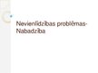 Prezentācija 'Nevienlīdzības problēmas - nabadzība', 1.