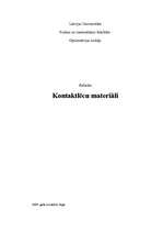 Referāts 'Kontaktlēcu materiāli', 1.