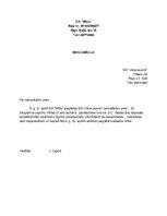 Paraugs 'Reklamācija', 1.